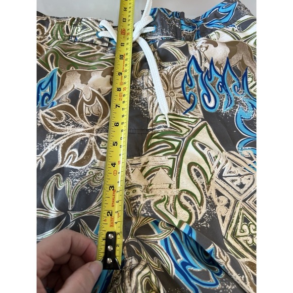Big Dogs Lined Swim Shorts Men's Size Large Trunks Floral with Pockets - Picture 9 of 10